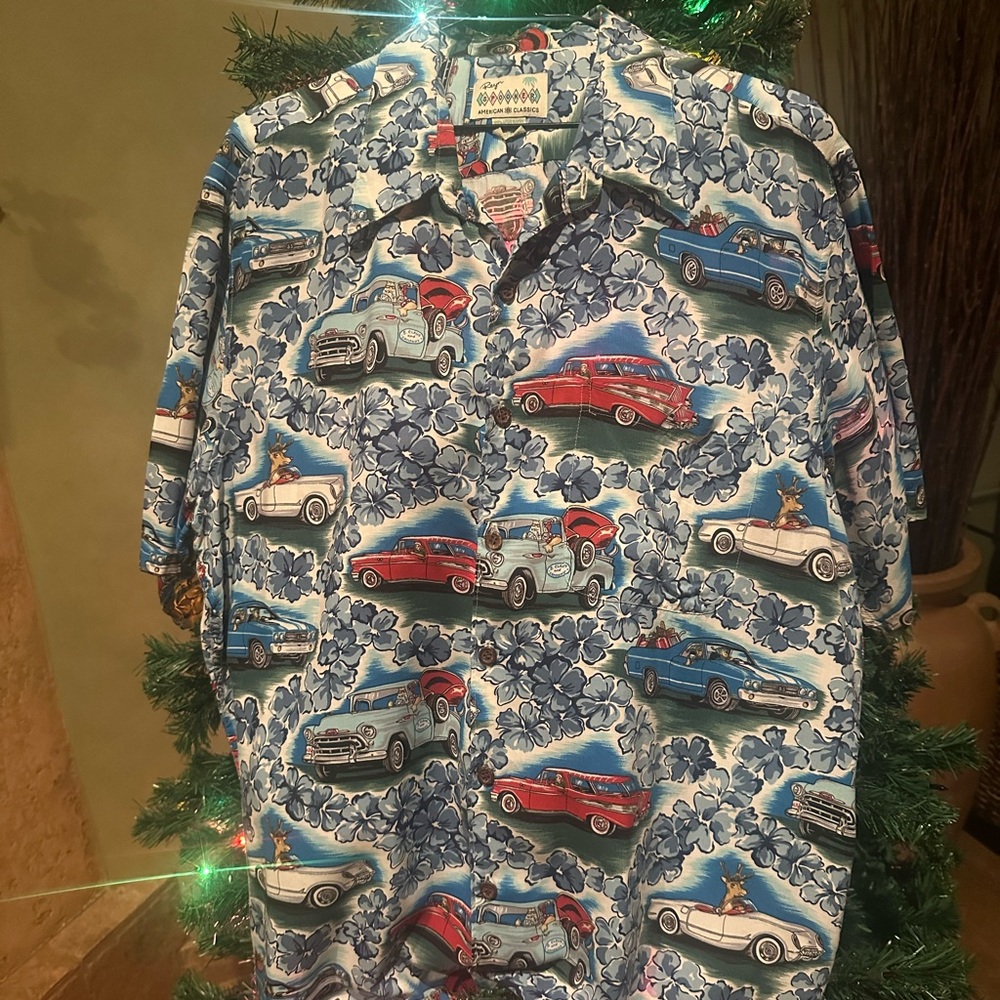 Reyn Spooner vintage Christmas aloha Hawaiian Shirt